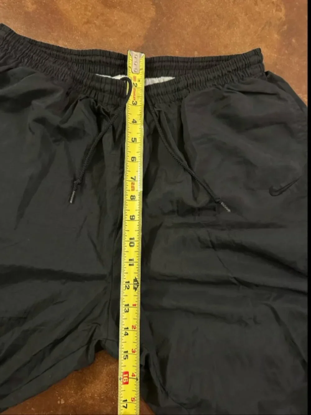 Vintage 90s Nike Track Pants Mens XL Black Swoosh Windbreaker Jogger